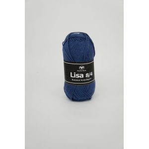 Fil Black Sheep Lisa 8/4 50g - Bleu denim foncé (68) Fil Black Sheep Lisa 8/4 50g - Bleu denim foncé (68)