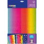 Carton lettres & chiffres & papier ondul - 10 feuilles
