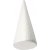 Cônes en polystyrène - blanc - Ø10 cm Cônes en polystyrène - blanc - Ø10 cm