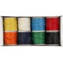 Cordon en coton - couleurs mlanges - 8x40 m