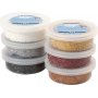 Foam Clay - harmonie brune - mtallis - 6 x 14 g