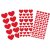 Coeurs scintillants - 146 pcs Coeurs scintillants - 146 pcs