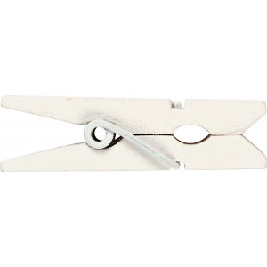 Mini pince à linge - blanc - 20 pcs Mini pince à linge - blanc - 20 pcs