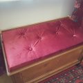 Image client Velours polyester 150 cm - Rouille