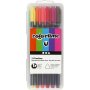 Marqueur Colortime Fineliner - couleurs mlanges - 12 pcs