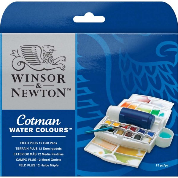 Bote de peinture aquarelle W&N Cotman Field