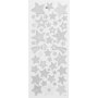Autocollants - argent - toiles - 10 x 24 cm