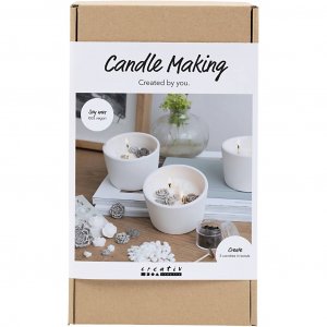 Kit de fabrication de bougies DIY pour bougies de soja roses, beige, blanc et crème, 3 pièces Kit de fabrication de bougies DIY pour bougies de soja roses, beige, blanc et crème, 3 pièces
