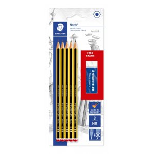 Noris Crayons et gomme - 5 stylos Noris Crayons et gomme - 5 stylos