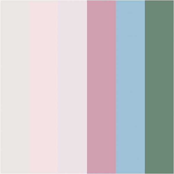 Paillettes et paillettes - couleurs pastel - 6 x 5 g