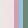 Paillettes et paillettes - couleurs pastel - 6 x 5 g