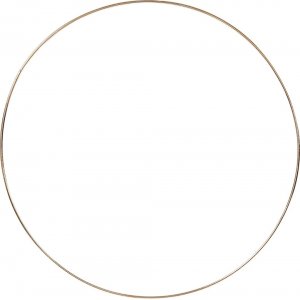 Bague en métal - dorée - Ø30 cm Bague en métal - dorée - Ø30 cm