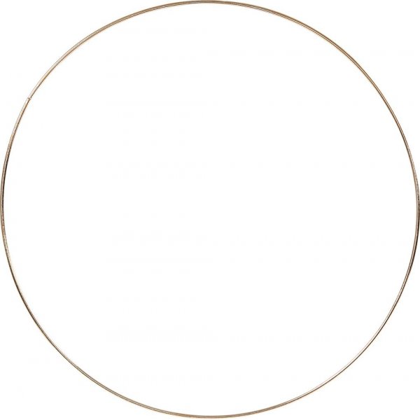 Bague en mtal - dore - 30 cm
