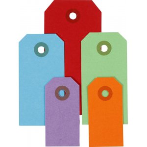 Timbres de Manille - couleurs mélangées - 500 pcs Timbres de Manille - couleurs mélangées - 500 pcs