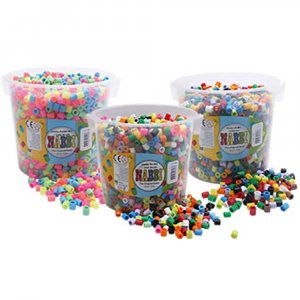 Perles tube NABBI - Couleurs mélangées - Jumbo - 3x2450 pcs Perles tube NABBI - Couleurs mélangées - Jumbo - 3x2450 pcs