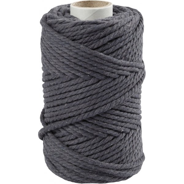 Fil macram - gris - 4 mm - 55 m