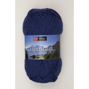 Fil Viking Superwash 50g - Bleu jeans (127) Fil Viking Superwash 50g - Bleu jeans (127)