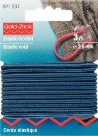 Cordon élastique 2,5mm bleu marine 3m Cordon élastique 2,5mm bleu marine 3m