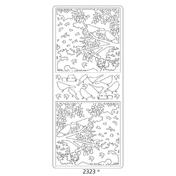 Peel offs - Oiseaux dans les arbres