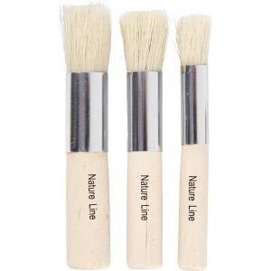 Pinceaux pour pochoirs - ronds - 3 pcs Pinceaux pour pochoirs - ronds - 3 pcs