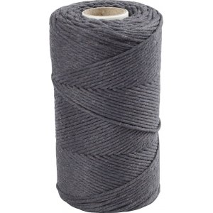 Fil macramé - gris - Ø2 mm - 198 m Fil macramé - gris - Ø2 mm - 198 m