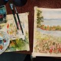 Image client Peinture aquarelle W&N Cotman - Boîte de peinture 16+3 couleurs