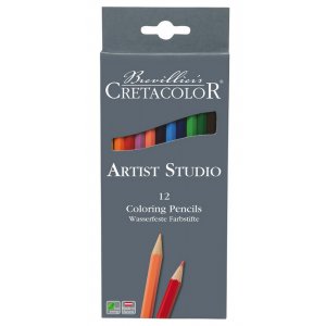 Set de crayons de couleur Cretacolor Artist Studio Line - 12 crayons Set de crayons de couleur Cretacolor Artist Studio Line - 12 crayons