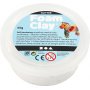 Foam Clay - blanc - paillettes - 35 g