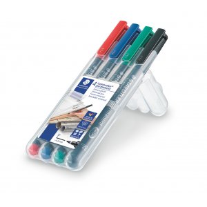 OH Pen Lumocolor Permanent 0,6 mm - 4 stylos OH Pen Lumocolor Permanent 0,6 mm - 4 stylos