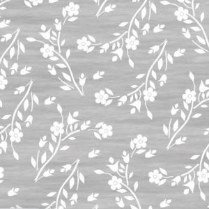 Toile cirée Fleur blanche fond gris Toile cirée Fleur blanche fond gris