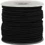 Cordon lastique 2 mm - noir - 25 m