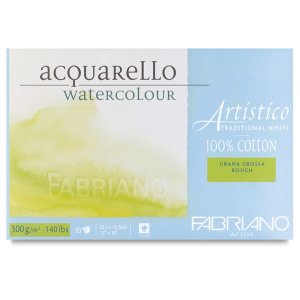 Bloc aquarelle Fabriano 300 g gros grains Bloc aquarelle Fabriano 300 g gros grains