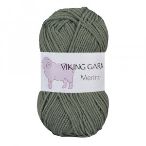 Fil Viking Mérinos 50g - Gris-vert (839) Fil Viking Mérinos 50g - Gris-vert (839)