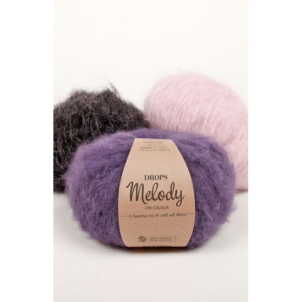 Fil Drops Melody - 50g (effet mohair)