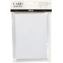 Cartes en nacre - crme - 10 sets