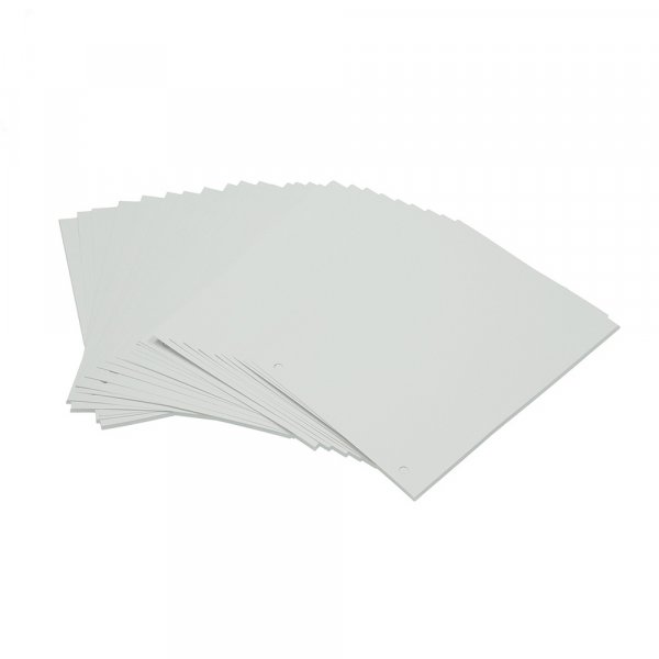 Couches de papier pour albums photo Blanc 25 feuilles