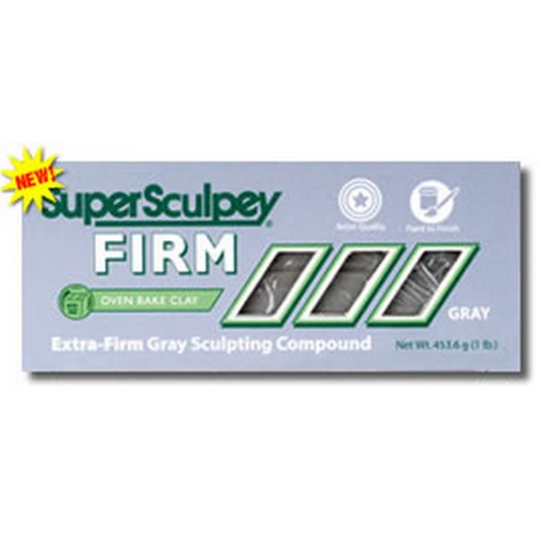 Argile Sculpey Super Ferme 450g - Grise