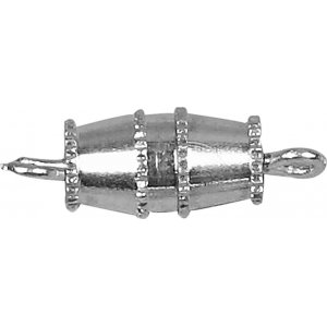 Serrure à vis - argentée - 10 pcs Serrure à vis - argentée - 10 pcs