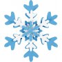 Poinons couche sur couche - Flocon de neige - 3 pcs