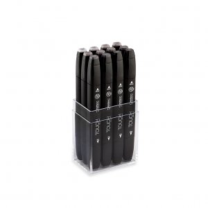 Touch Twin Marker 12pcs - Gris Chaud Touch Twin Marker 12pcs - Gris Chaud