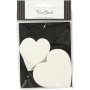 Coeurs - blanc - 2 x 25 pcs