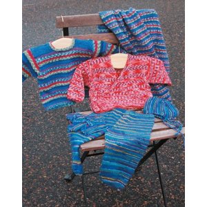 Patron tricot - Ensemble bébé et couverture point jersey Patron tricot - Ensemble bébé et couverture point jersey