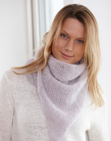 Patron tricot - Châle tricoté Patron tricot - Châle tricoté