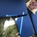 Image client Tissu d'ameublement Vinyle / Cuir artificiel Bleu Adriatique - 140 cm
