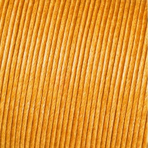 Cordon coton ciré jaune Cordon coton ciré jaune