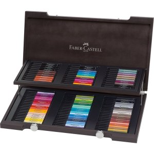 Crayon PITT Artist Boîte en bois - 90 crayons Crayon PITT Artist Boîte en bois - 90 crayons