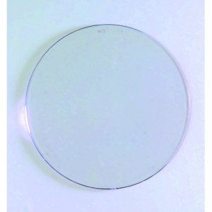 Pendentif en plastique 100 mm - transparent rond, plat (PS) Pendentif en plastique 100 mm - transparent rond, plat (PS)