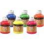 Peinture scolaire - Acrylique - Non - couleurs non - 6 x 500 ml