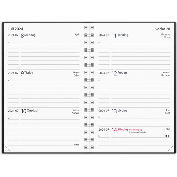 Calendrier 24/25 - Petite Anne d'Etude - Basic plastique noir