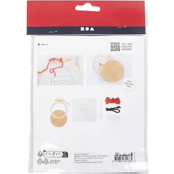 Mini Kit DIY Broderie - Pre Nol